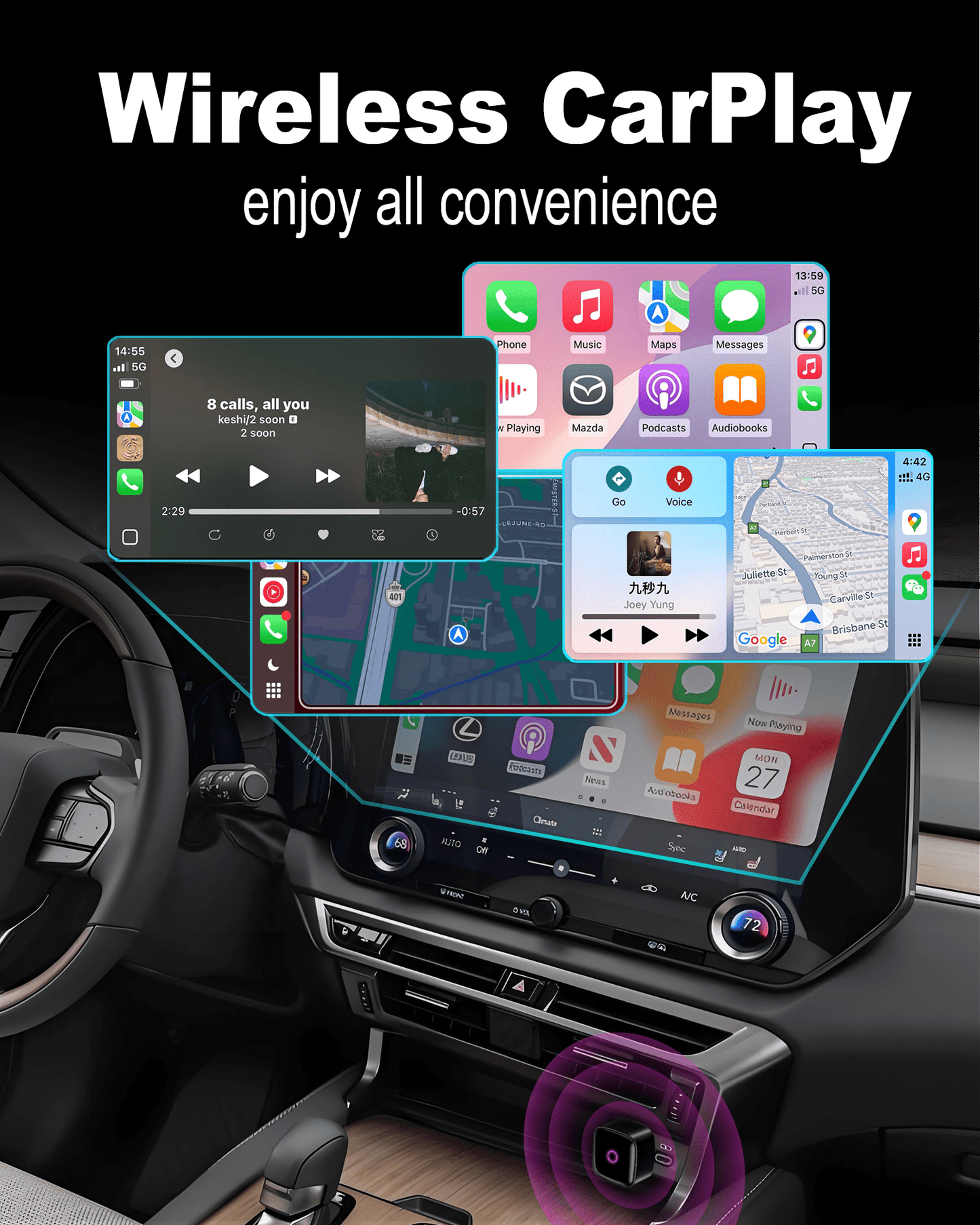ONINCE Mini Apple Carplay Adapter - ONINCE