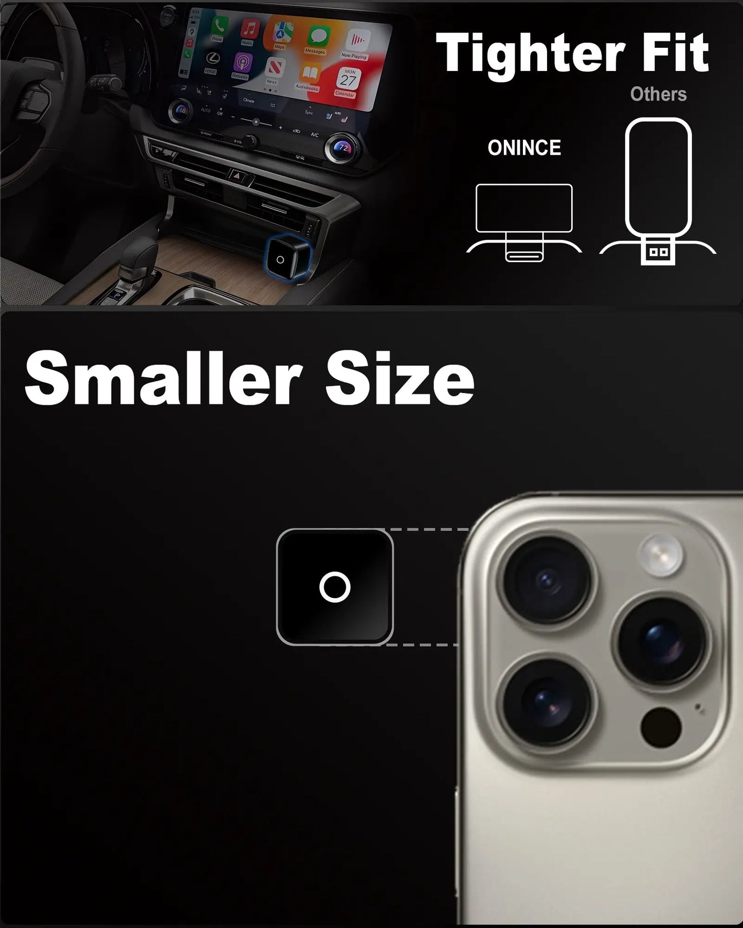 ONINCE Mini Apple Carplay Adapter - ONINCE