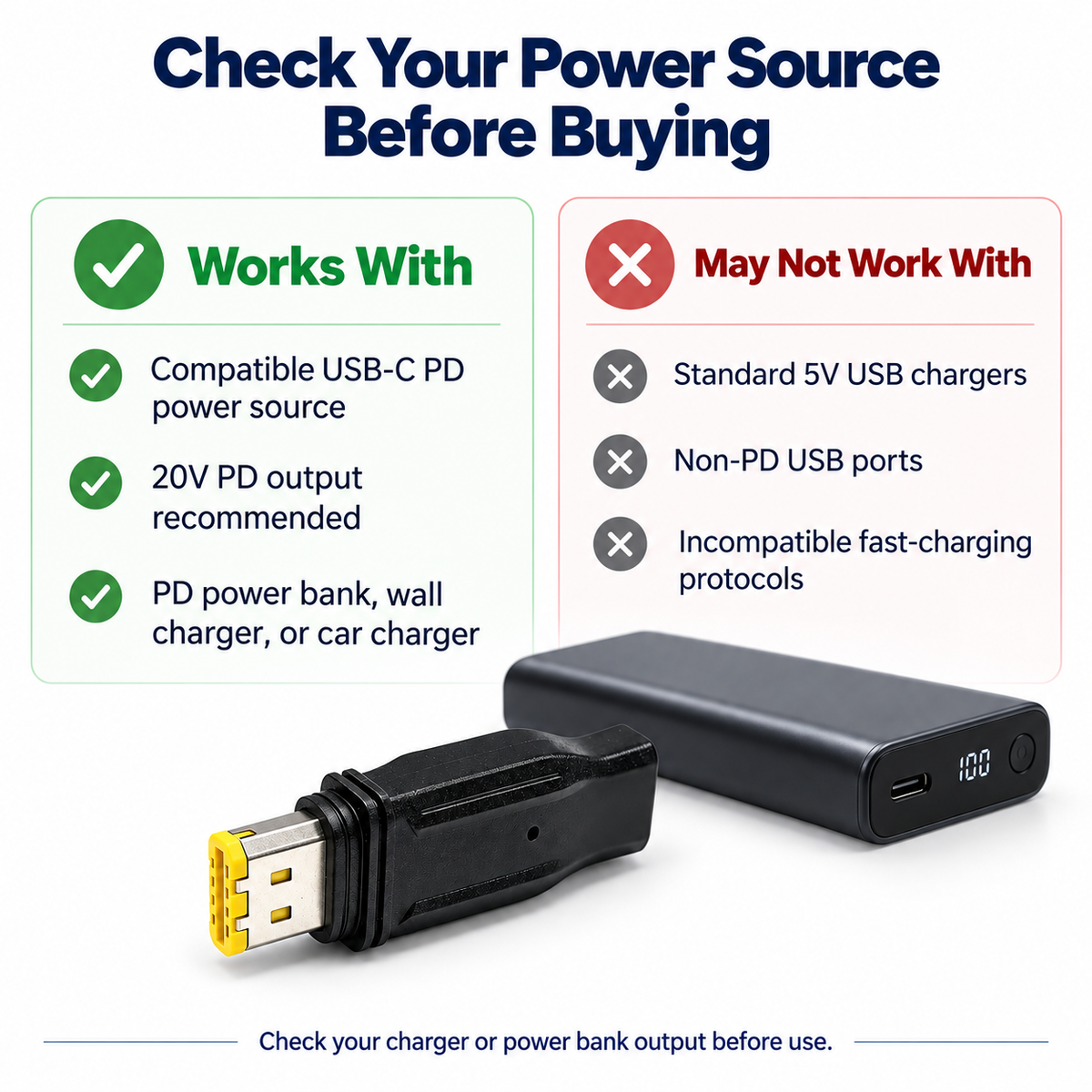 USB-C Power Adapter for ResMed AirMini & AirSense 11