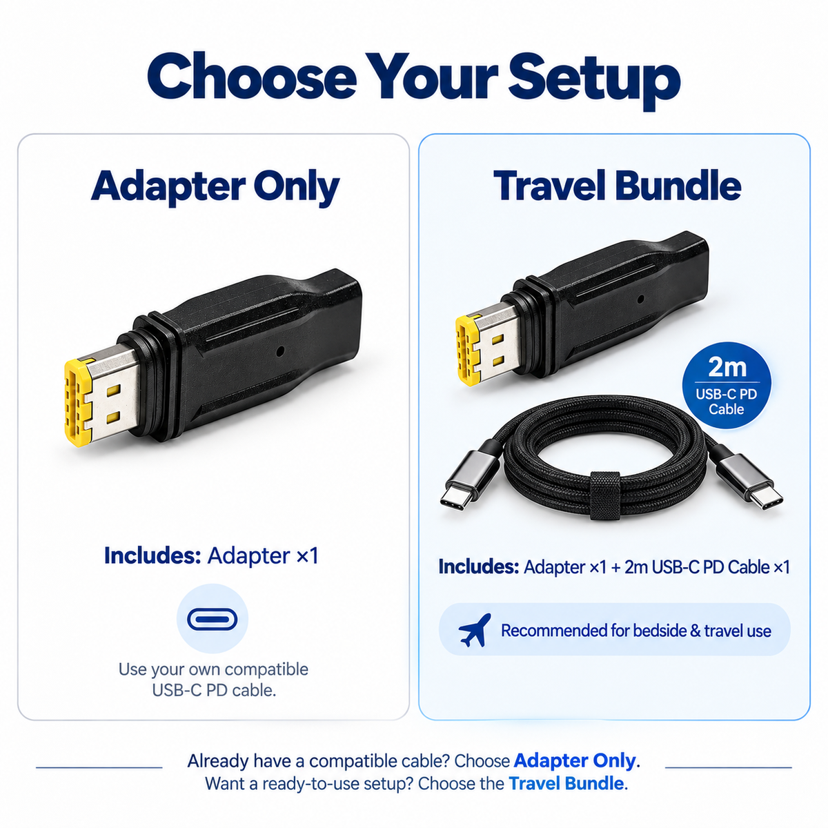 USB-C Power Adapter for ResMed AirMini & AirSense 11