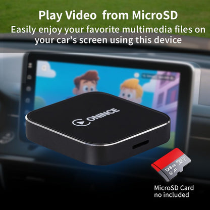 ONINCE CarPlay adapter with MicroSD card support - play videos from storage