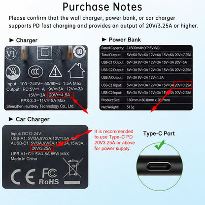 ONINCE USB - C Power Cable for ResMed AirMini - ONINCE