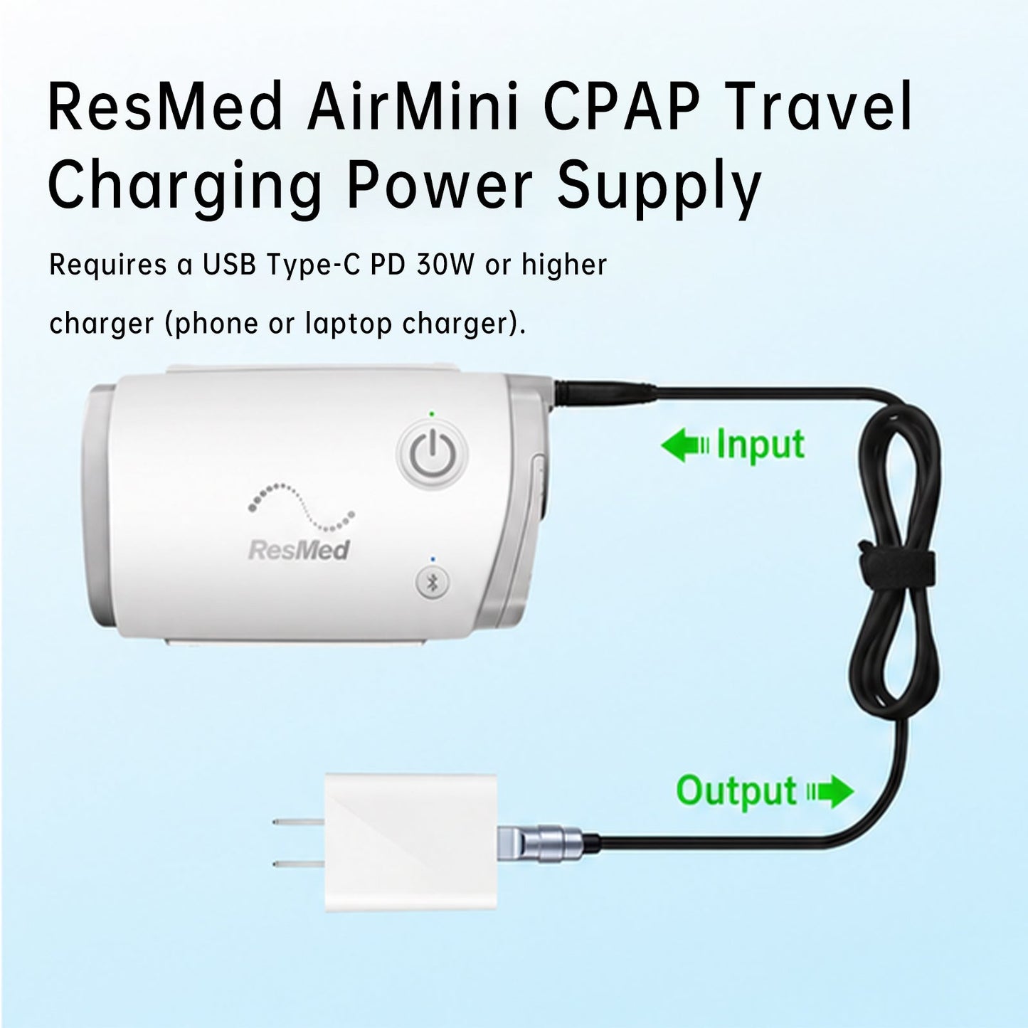 ONINCE USB - C Power Cable for ResMed AirMini - ONINCE